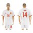 Spain #14 Thiago Away Soccer Country Jersey