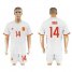 Spain #14 Thiago Away Soccer Country Jersey
