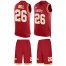 Nike Kansas City Chiefs #26 LeVeon Bell Red Team Color Mens Stitched NFL Limited Tank Top Suit Jersey