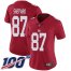 Nike New York Giants #87 Sterling Shepard Red Womens Stitched NFL Limited Inverted Legend 100th Season Jersey