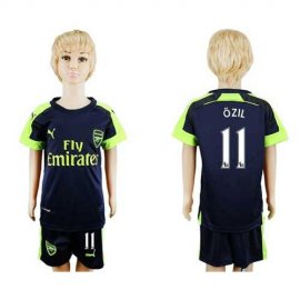 Arsenal #11 Ozil Sec Away Kid Soccer Club Jersey