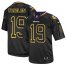 Nike Minnesota Vikings #19 Adam Thielen Lights Out Black Mens Stitched NFL Elite Jersey