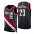 Nike Portland Trail Blazers #23 Ben Mclemore Black Mens 2021-22 NBA 75th Anniversary Diamond Swingman Jersey – Icon Edition Mens