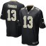 Nike New Orleans Saints #13 Michael Thomas Black Team Color Youth Stitched NFL Elite Jersey