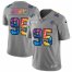 Cleveland Browns #95 Myles Garrett Mens Nike Multi-Color 2020 NFL Crucial Catch NFL Jersey Greyheather