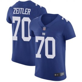 Nike New York Giants #70 Kevin Zeitler Royal Blue Team Color Mens Stitched NFL Vapor Untouchable Elite Jersey