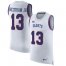 Nike New York Giants #13 Odell Beckham Jr White Mens Stitched NFL Limited Rush Tank Top Jersey