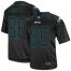 Nike Philadelphia Eagles #86 Zach Ertz Lights Out Black Mens Stitched NFL Elite Jersey