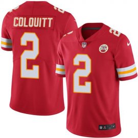 Nike Kansas City Chiefs #2 Dustin Colquitt Red Team Color Youth Stitched NFL Vapor Untouchable Limited Jersey