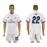 Real Madrid #22 Isco White Home Soccer Club Jersey