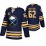 Buffalo Sabres #62 Brandon Montour Mens Navy 50th Anniversary Home Authentic Jersey