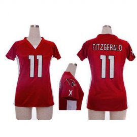 Nike Arizona Cardinals #11 Larry Fitzgerald Red Team Color Draft Him Name & Number Top Womens Stitched NFL Elite Jersey