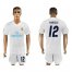 Real Madrid #12 Marcelo White Home Soccer Club Jersey