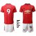 Manchester United #9 Lukaku Home Kid Soccer Club Jersey