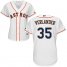 Houston Astros #35 Justin Verlander White Home Womens Stitched MLB Jersey