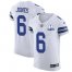 Nike Dallas Cowboys #6 Chris Jones White Mens Stitched With Established In 1960 Patch NFL New Elite Jersey