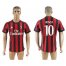 AC Milan #10 Honda Home Soccer Club Jersey