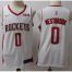 Rockets #0 Russell Westbrook White Basketball Swingman Association Edition 2019/2020 Jersey