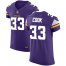 Nike Minnesota Vikings #33 Dalvin Cook Purple Team Color Mens Stitched NFL Vapor Untouchable Elite Jersey