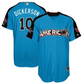 Tampa Bay Rays #10 Corey Dickerson Blue 2017 All-Star American League Stitched Youth MLB Jersey