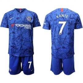 Chelsea #7 Kante Home Soccer Club Jersey