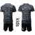 Germany Blank Black Goalkeeper Kid Soccer Country Jersey