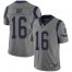 Nike Los Angeles Rams #16 Jared Goff Gray Mens Stitched NFL Limited Inverted Legend Jersey