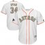 Houston Astros #34 Nolan Ryan White 2018 Gold Program Cool Base Stitched Youth MLB Jersey