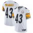Nike Pittsburgh Steelers #43 Troy Polamalu White Mens Stitched NFL Vapor Untouchable Limited Jersey