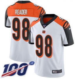 Nike Cincinnati Bengals #98 D.J. Reader White Mens Stitched NFL 100th Season Vapor Untouchable Limited Jersey