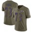 Nike Baltimore Ravens #73 Marshal Yanda Olive Mens Stitched NFL Limited 2017 Salute To Service Jersey