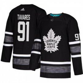 Adidas Toronto Maple Leafs #91 John Tavares Black Authentic 2019 All-Star Stitched NHL Jersey