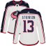 Adidas Columbus Blue Jackets #13 Cam Atkinson White Road Authentic Womens Stitched NHL Jersey