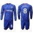 Chelsea #8 Barkley Home Long Sleeves Soccer Club Jersey