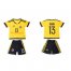 Colombia #13 Guarin Home Kid Soccer Country Jersey