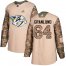 Adidas Nashville Predators #64 Mikael Granlund Camo Authentic 2017 Veterans Day Stitched NHL Jersey