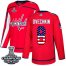 Adidas Washington Capitals #8 Alex Ovechkin Red Home Authentic USA Flag Stanley Cup Final Champions Stitched Youth NHL Jersey