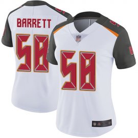 Nike Tampa Bay Buccaneers #58 Shaquil Barrett White Womens Stitched NFL Vapor Untouchable Limited Jersey