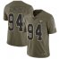 Nike New Orleans Saints #94 Cameron Jordan Olive Mens Stitched NFL Limited 2017 Salute To Service Jersey