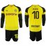 Dortmund #10 M.Gotze Home Long Sleeves Soccer Club Jersey