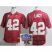 Alabama Crimson Tide 42 Eddie Lacy Red College Football NCAA Jersey 2014 All State Sugar Bowl Game Patch