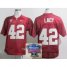 Alabama Crimson Tide 42 Eddie Lacy Red College Football NCAA Jersey 2014 All State Sugar Bowl Game Patch