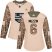 Adidas Los Angeles Kings #6 Jake Muzzin Camo Authentic 2017 Veterans Day Womens Stitched NHL Jersey