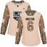 Adidas Los Angeles Kings #6 Jake Muzzin Camo Authentic 2017 Veterans Day Womens Stitched NHL Jersey