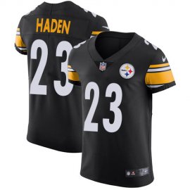 Nike Pittsburgh Steelers #23 Joe Haden Black Team Color Mens Stitched NFL Vapor Untouchable Elite Jersey
