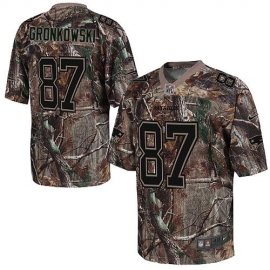 Nike New England Patriots #87 Rob Gronkowski Camo Mens Stitched NFL Realtree Elite Jersey