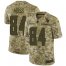 Nike Minnesota Vikings #84 Randy Moss Camo Mens Stitched NFL Limited 2018 Salute To Service Jersey
