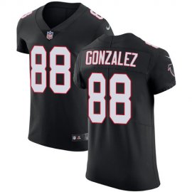 Nike Atlanta Falcons #88 Tony Gonzalez Black Alternate Mens Stitched NFL Vapor Untouchable Elite Jersey