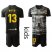 Barcelona #13 Neto Black Goalkeeper Kid Soccer Club Jersey