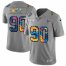 Pittsburgh Steelers #90 T.J. Watt Mens Nike Multi-Color 2020 NFL Crucial Catch NFL Jersey Greyheather